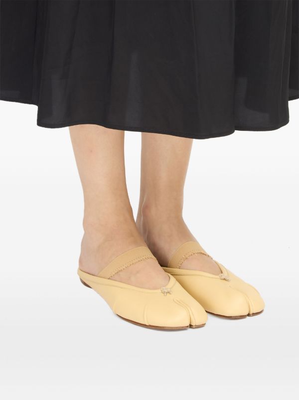 Maison Margiela Tabi Ballerina Shoes | Neutrals | FARFETCH