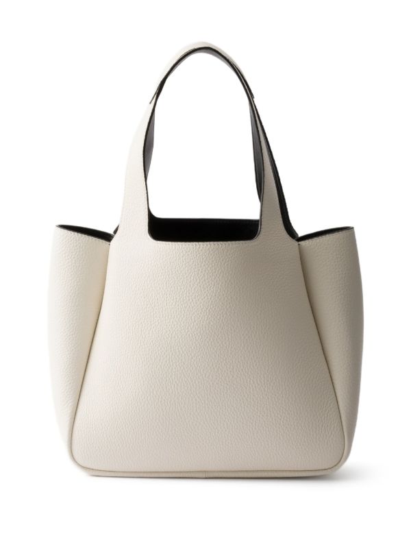 Prada レザーハンドバッグ | ホワイト | FARFETCH JP