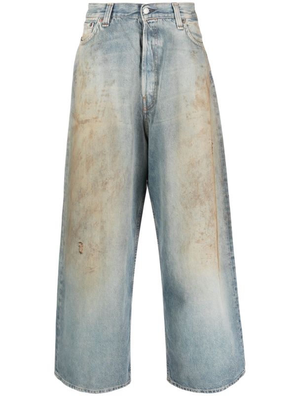 Acne Studios 2023 Super Baggy Fit Jeans | Blue | FARFETCH