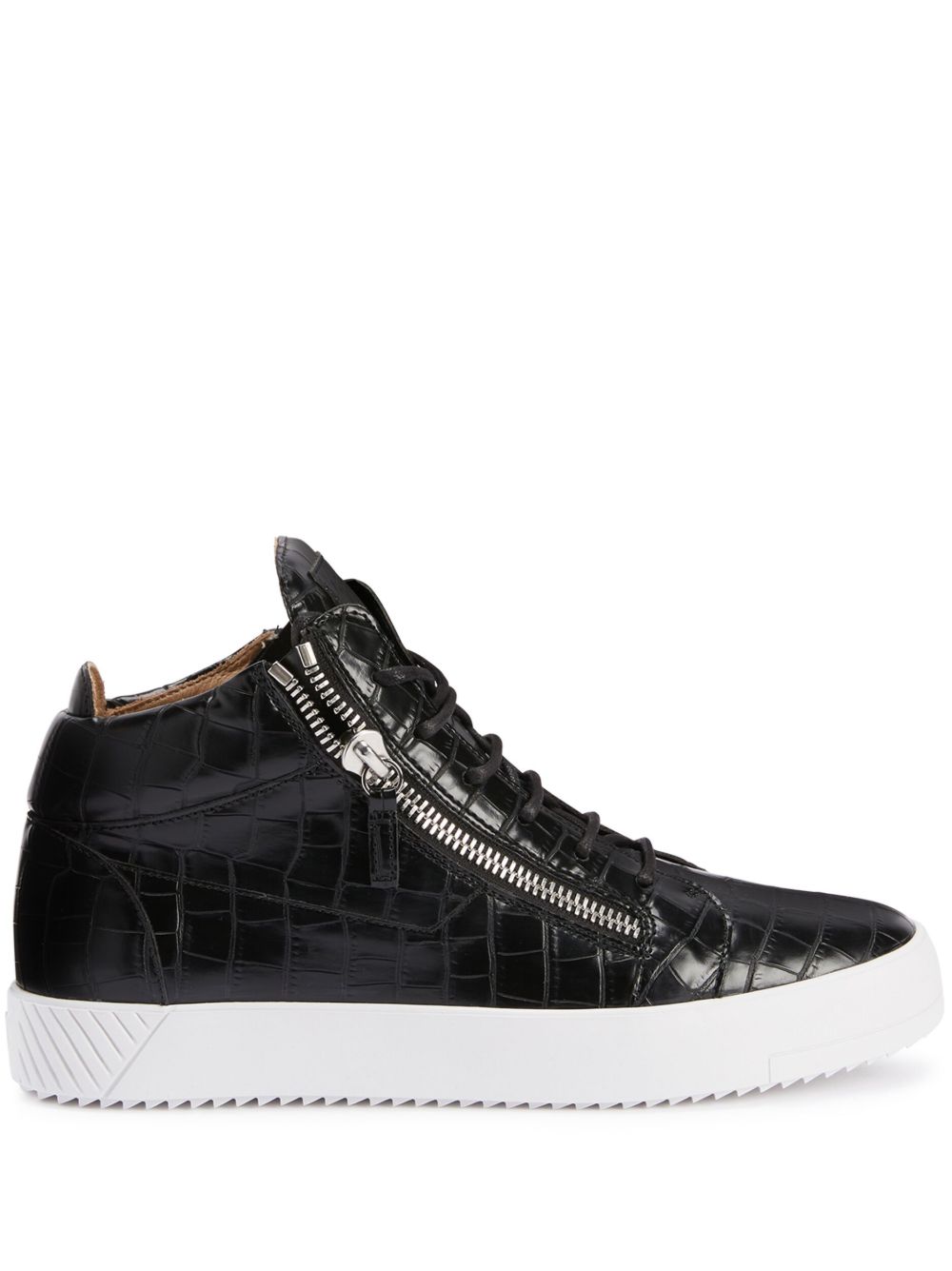 Giuseppe Zanotti Tenis Mid Kriss | Negro | FARFETCH CL