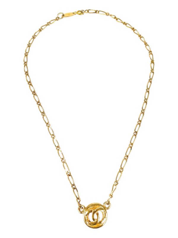 CHANEL Pre-Owned 1982 ココマーク ネックレス | ゴールドトーン
