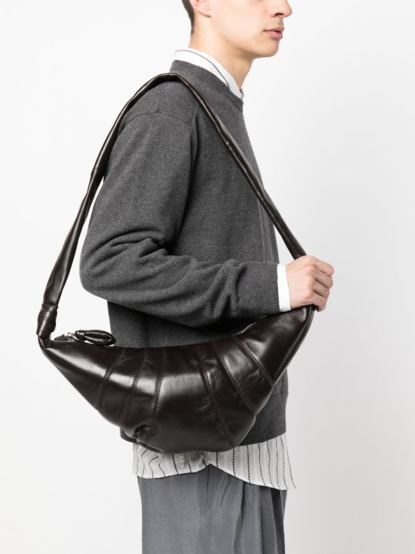 LEMAIRE Medium Croissant Shoulder Bag | Brown | FARFETCH IN