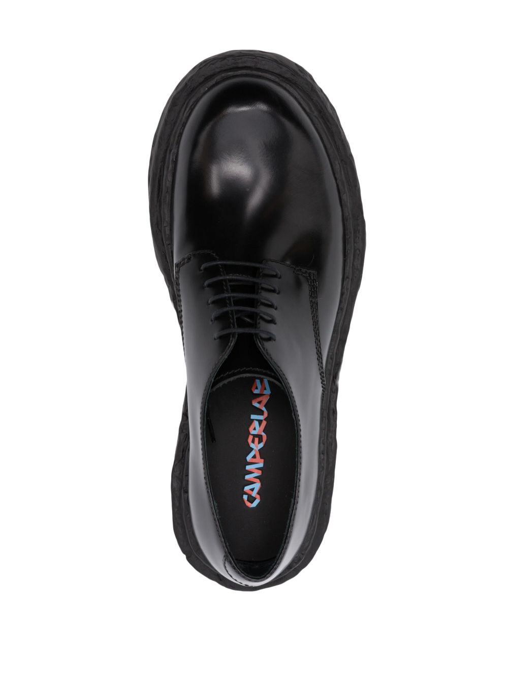 CamperLab Vámonos レザー ダービーシューズ | ブラック | FARFETCH JP