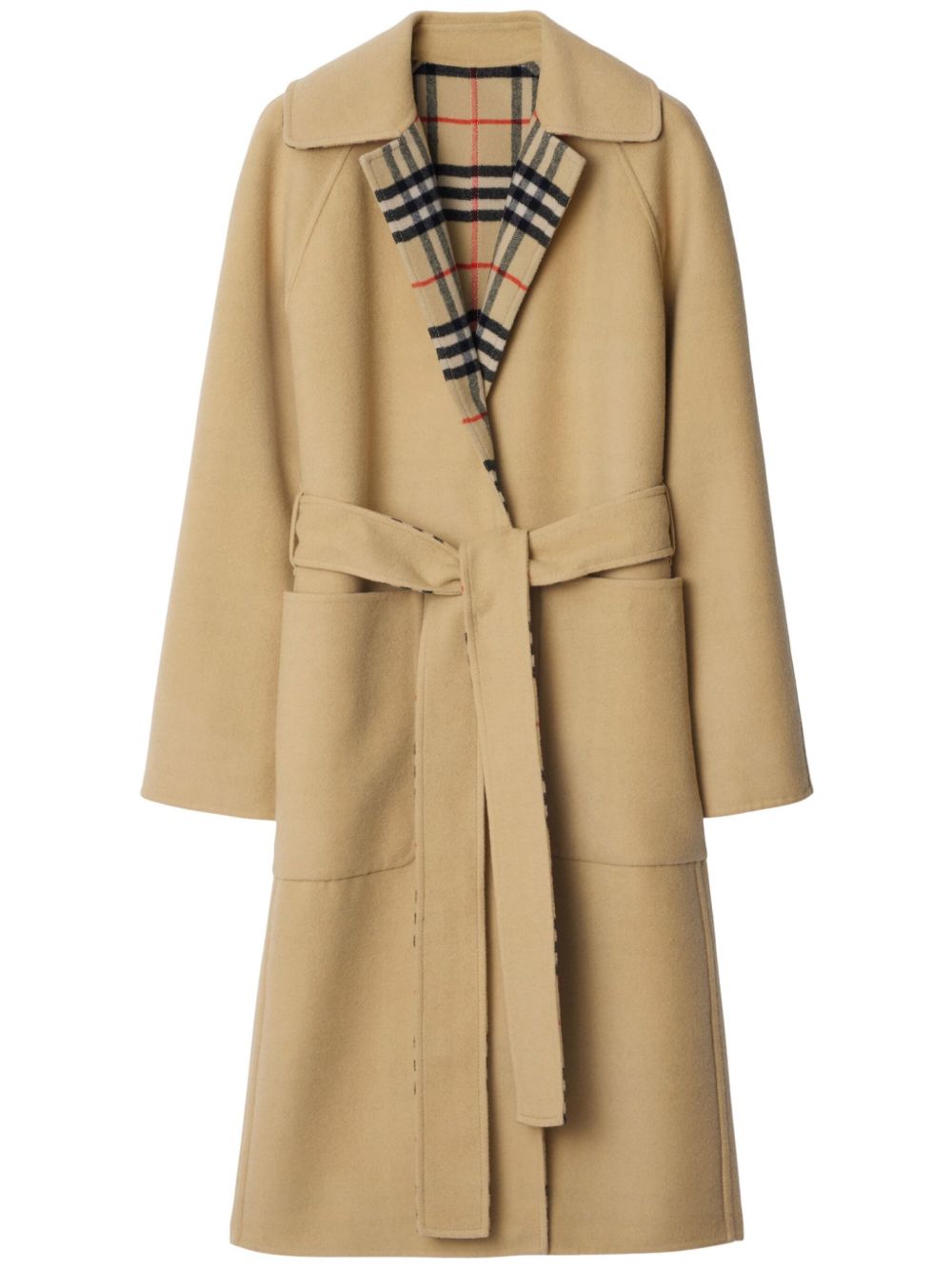 Burberry リバーシブル チェック コート | ニュートラル | FARFETCH JP