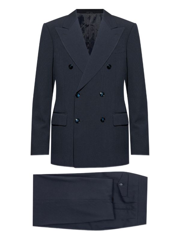 Giorgio Armani ダブルスーツ | ブルー | FARFETCH JP