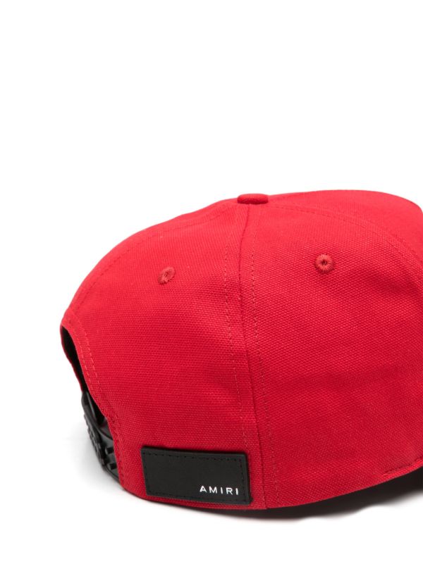 AMIRI ロゴ キャップ | レッド | FARFETCH JP