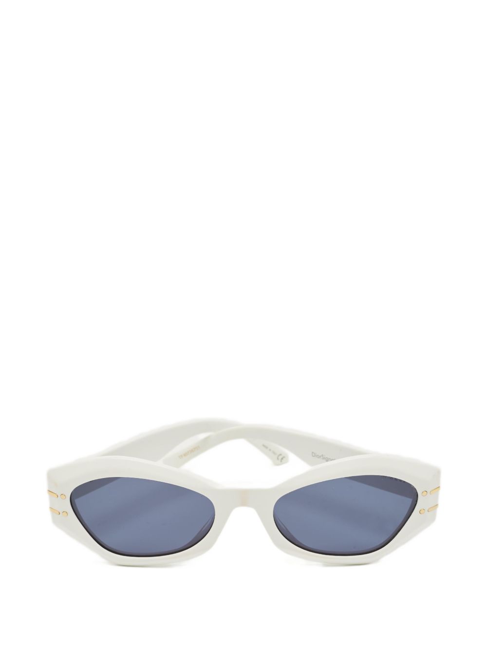 Christian Dior Pre-Owned キャットアイ サングラス | ホワイト