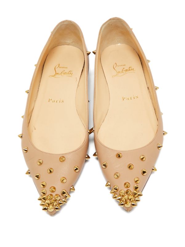 Christian Louboutin Pre-Owned Degraspike フラットシューズ