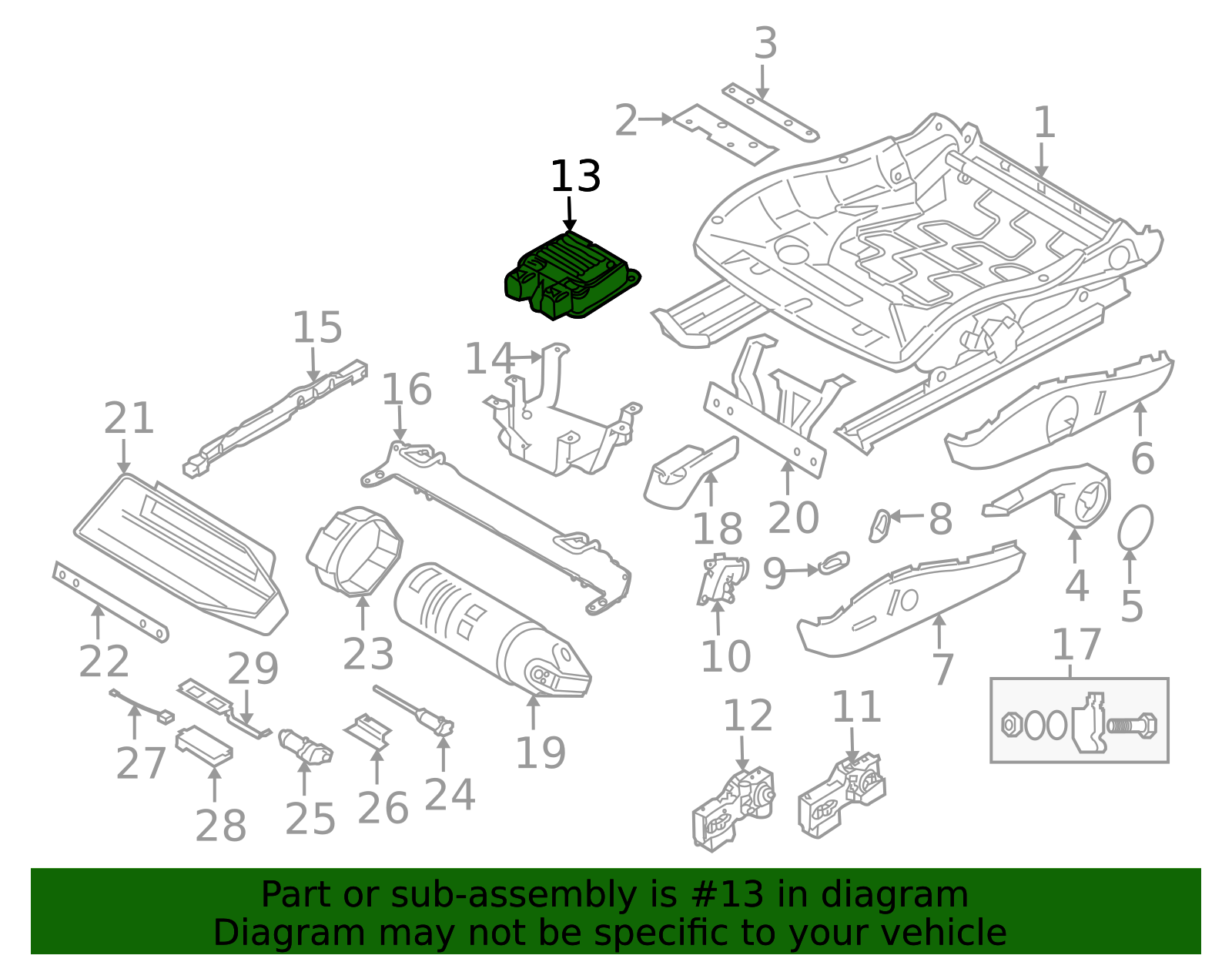 2005-2013 Porsche Air Bag Passenger Presence Module 997-618-233-05