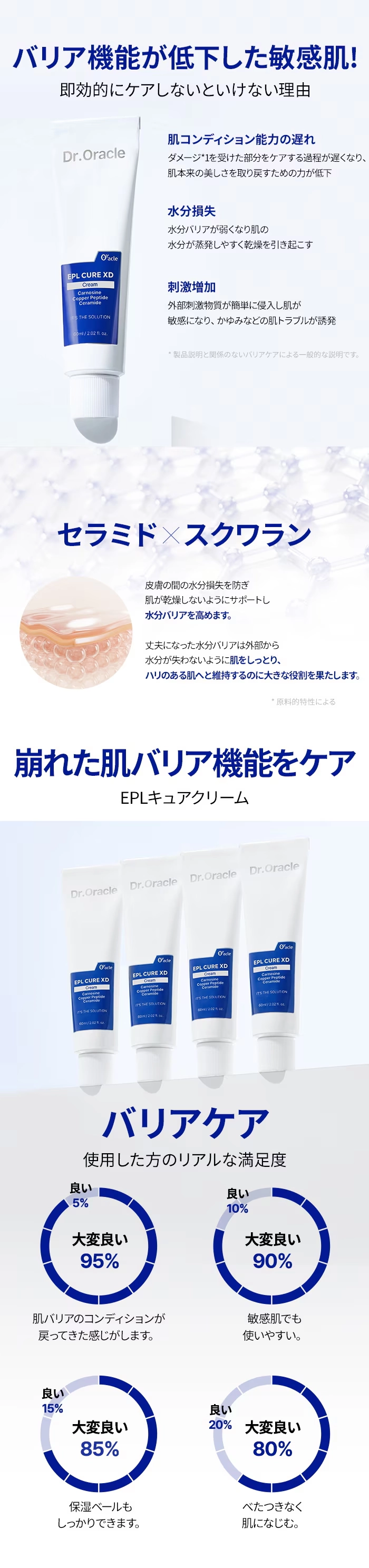 EPL® キュアクリームXD 60ml : Dr.Oracle 日本公式