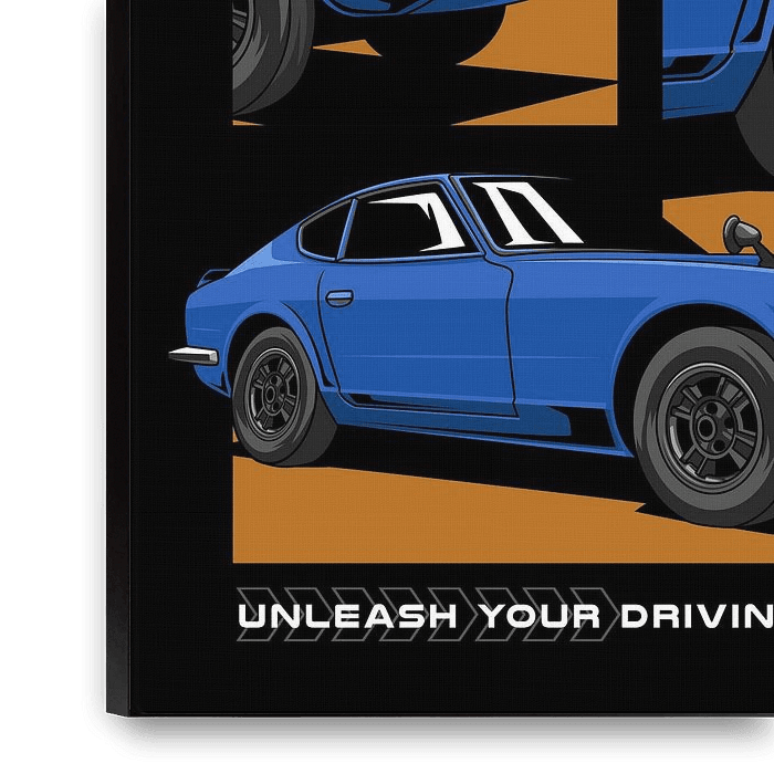 Nissan Fairlady Z 432 JDM Car by Adam Khabibi on canvas, poster