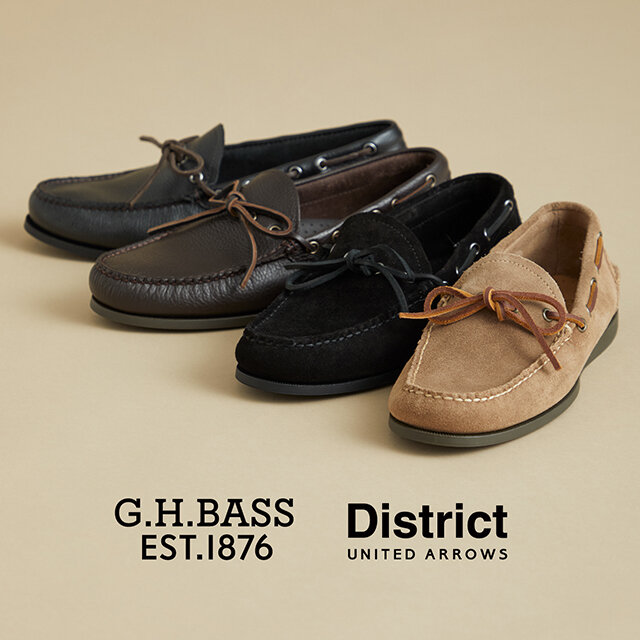 G.H.BASS for District＞ 1アイレットキャンプモカシン「WEBSTER