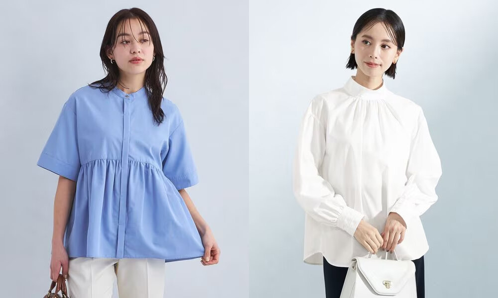 バンドカラー / スタンドカラーのシャツ / ブラウスのおすすめ人気