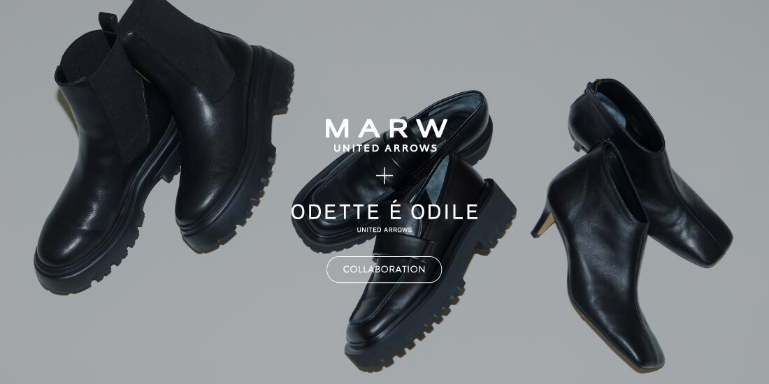 MARW UNITED ARROWS＋ODETTE E ODILE コラボレーションシューズ発売