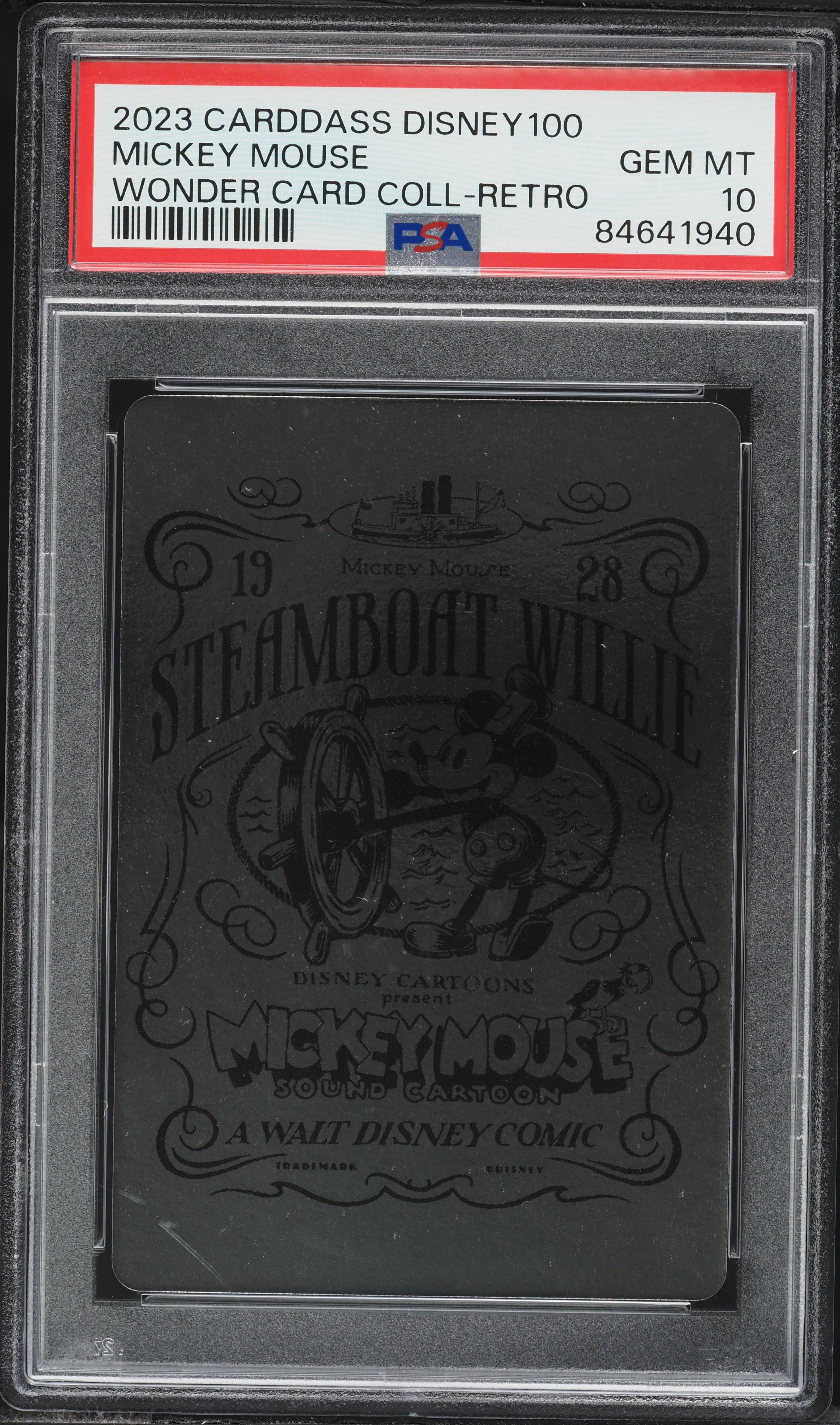 2023 Carddass Disney 100 Wonder Card Collection Retro Mickey Mouse