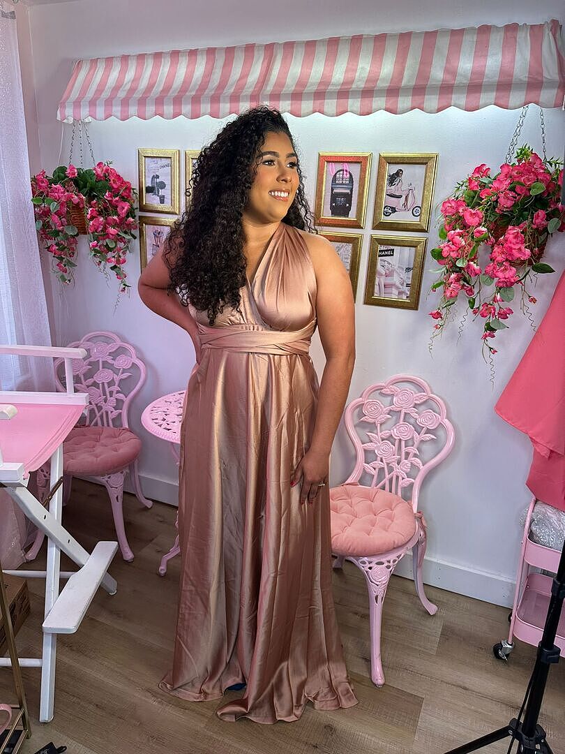 Shop the Ariana Multiway Maxi Dress Mocha