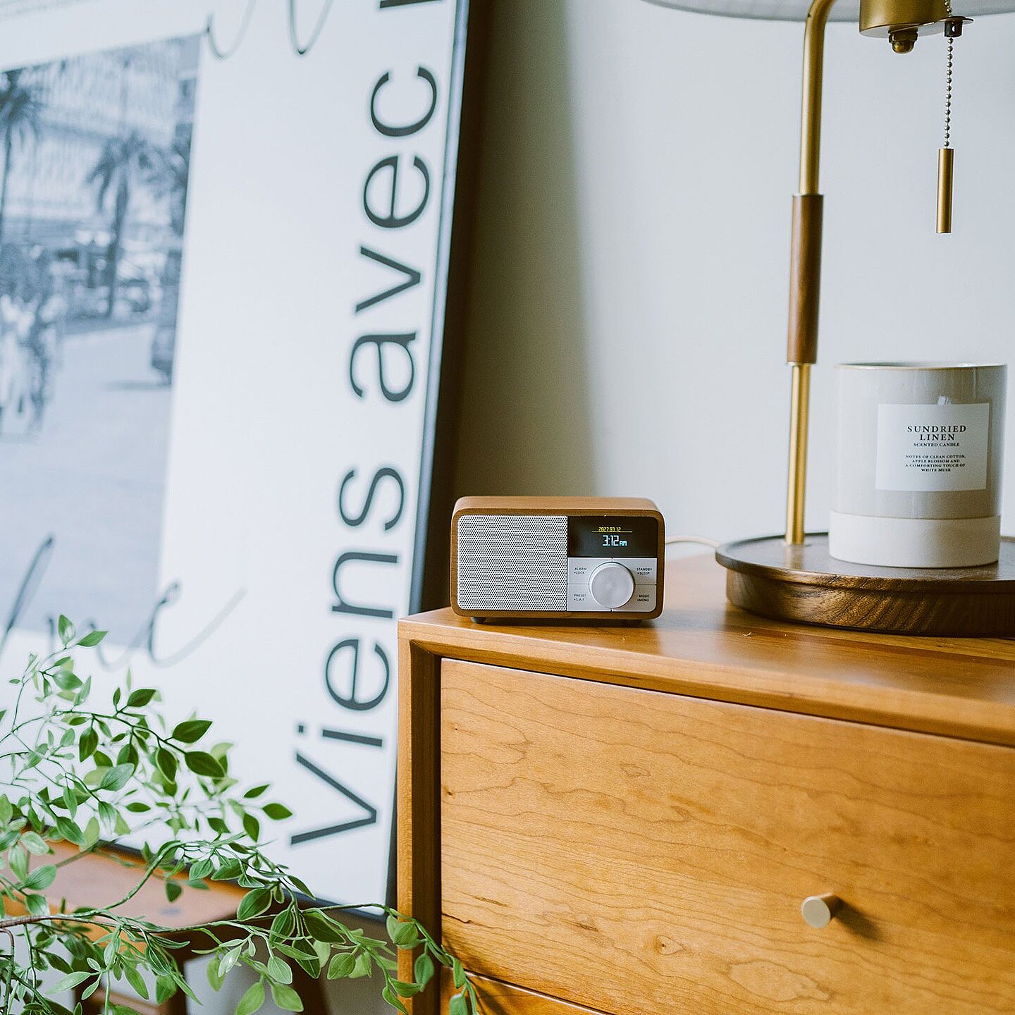 Sangean WR-305 OLEDディスプレイ搭載FMラジオ・Bluetoothスピーカー