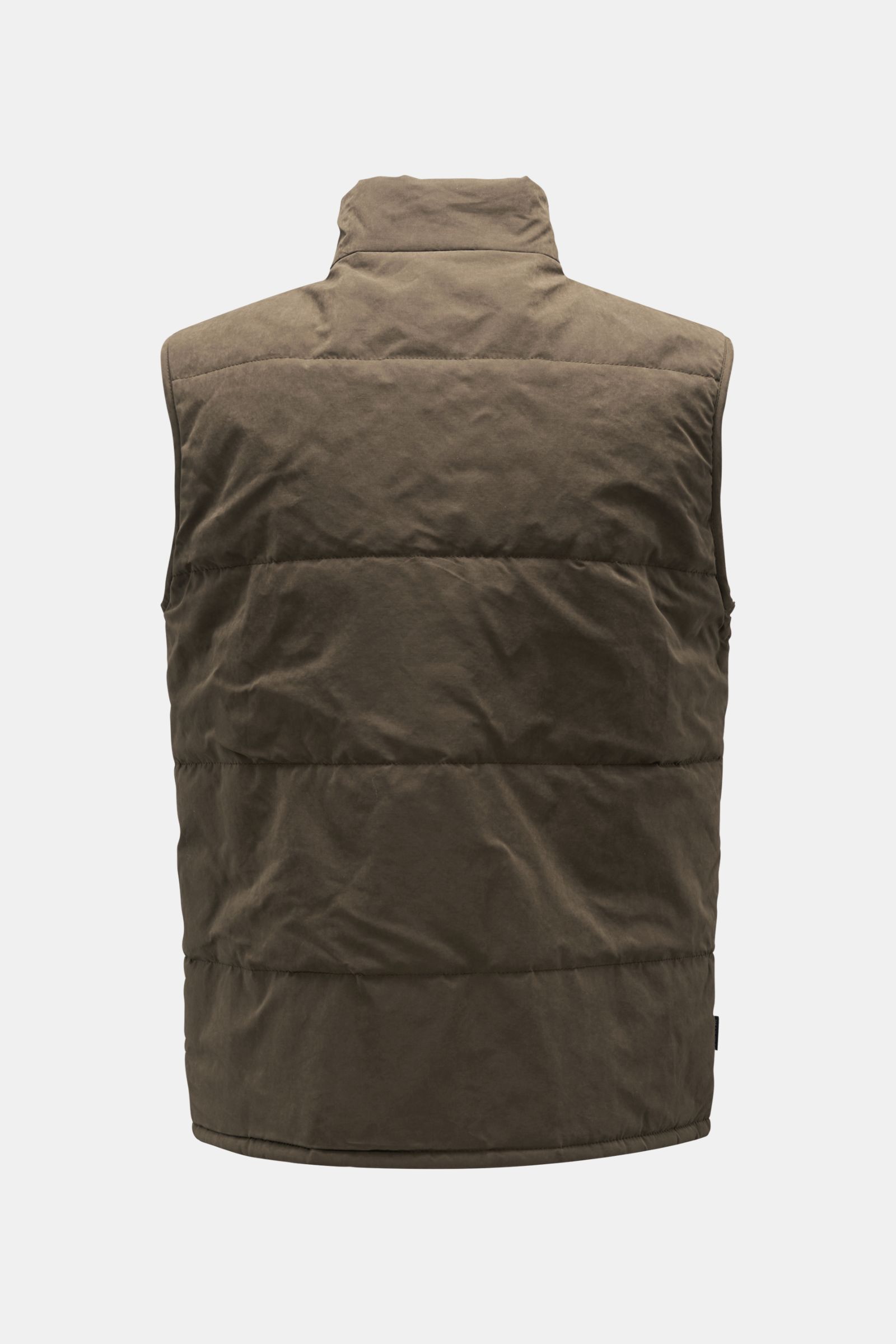 04651/ A TRIP IN A BAG outdoor gilet 'Waxed Vest' olive | 04651/