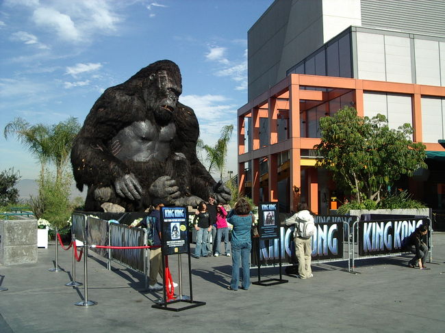 2005年 ユニバーサル・スタジオ・ハリウッドにキング・コングを見に