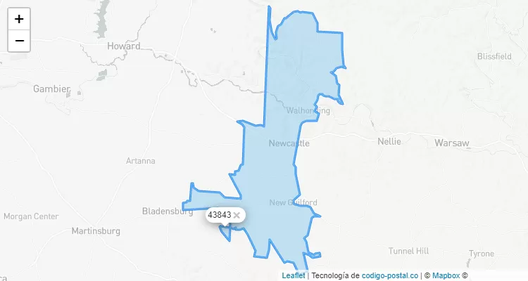 43843 ZIP Code - United States