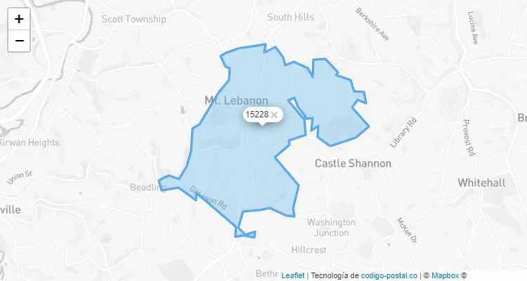 15228 ZIP Code - United States