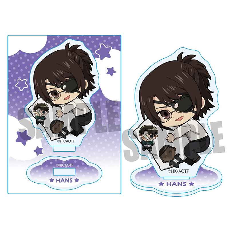 進撃の巨人_ぎゅぎゅっとミニスタンド/ハンジ・ゾエ おやすみver