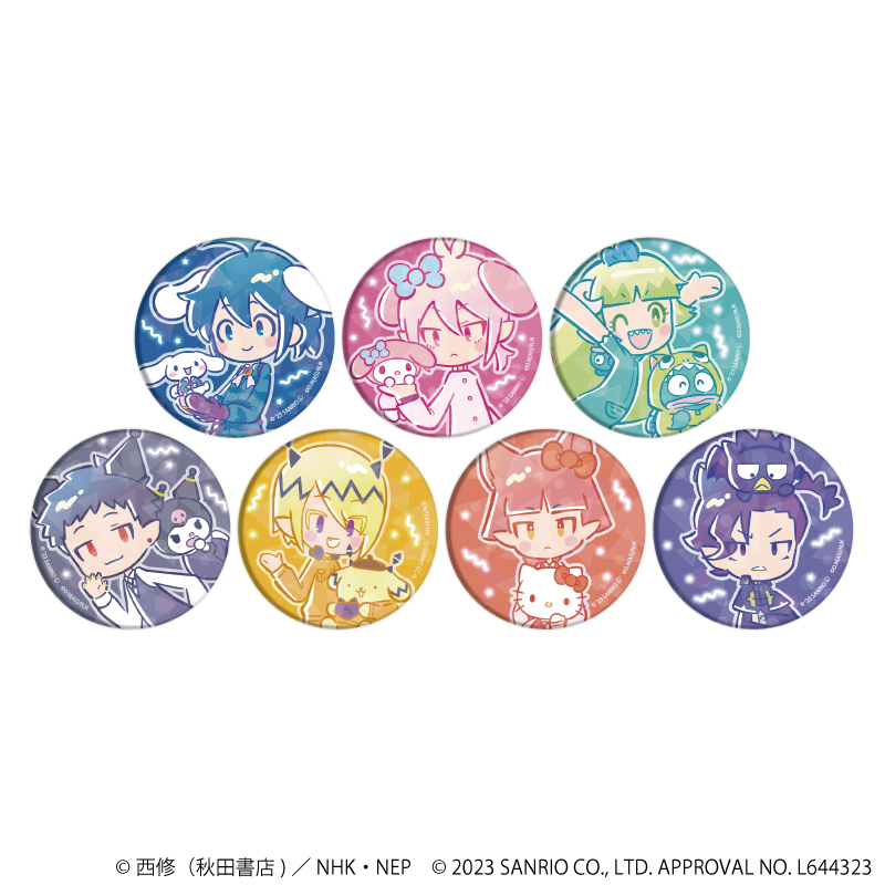 魔入りました！ 入間くん×サンリオキャラクターズ_(65mm)_ホログラム缶