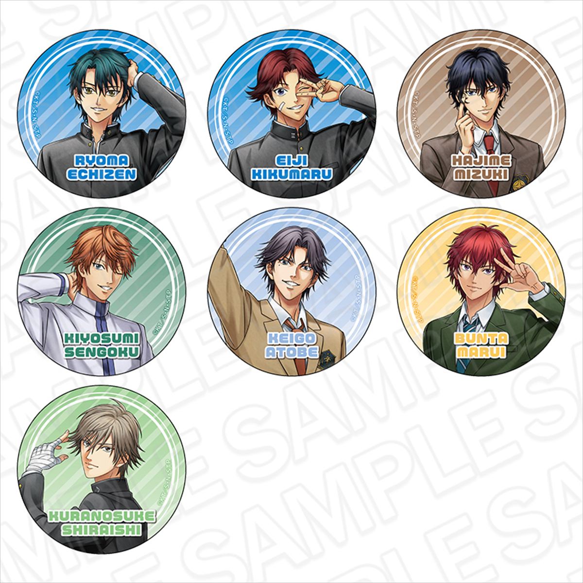 新テニスの王子様_カンバッジ(ブラインド) 制服 ver.【コンプリートOPP