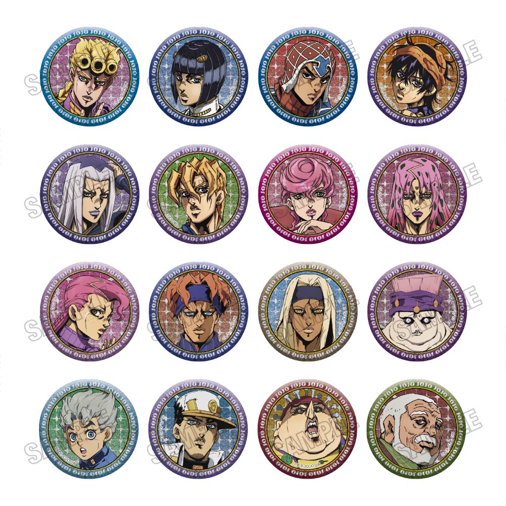ジョジョの奇妙な冒険 黄金の風_缶バッジコレクション【RE】vol.1