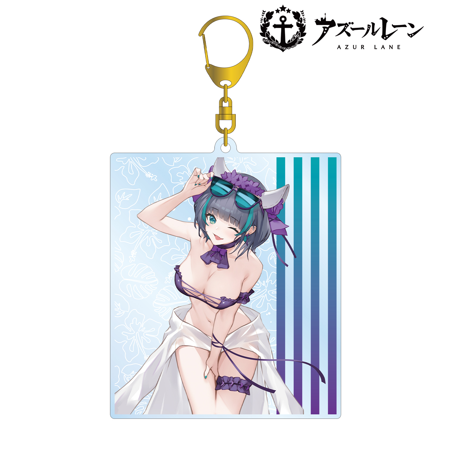 アズールレーン_描き起こしイラスト チェシャー 水着ver. BIGアクリル