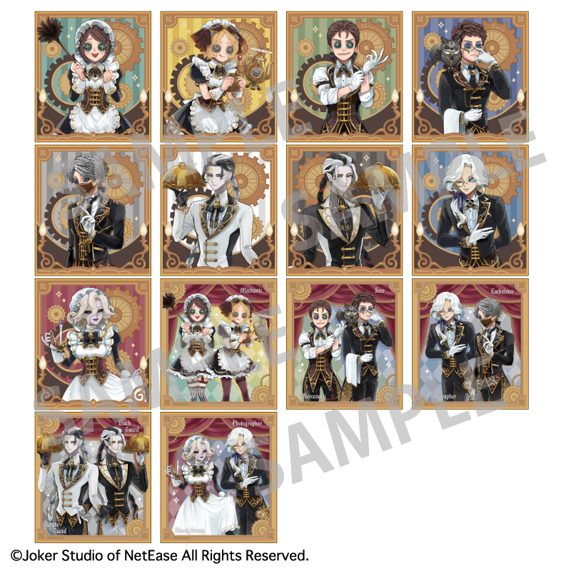 Identity V 第五人格_トレーディングミニ色紙/メイド&バトラー