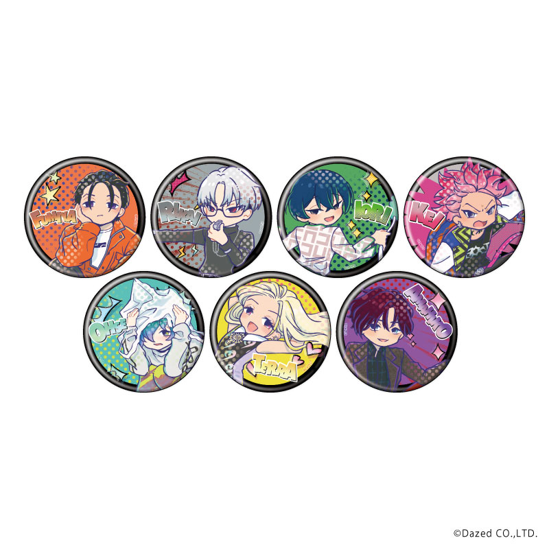 カリスマ_缶バッジ05/BOX(全7種)(POP Artイラスト) 【コンプリートBOX