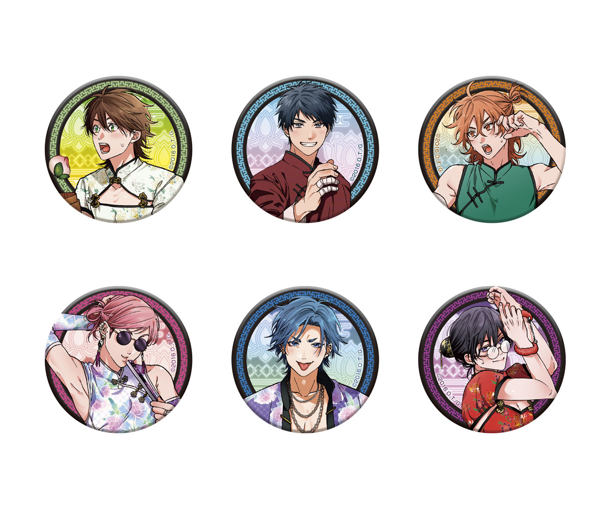 ヤリチン☆ビッチ部_描き下ろし缶バッジコレクション【チャイナver