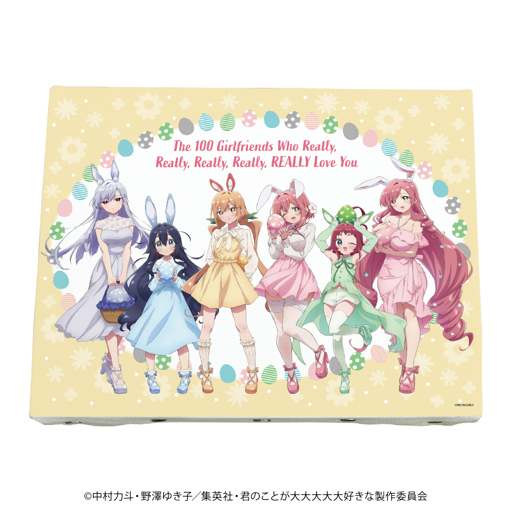 君のことが大大大大大好きな100人の彼女_キャンバスボード01/集合