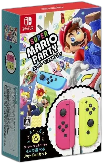 Nintendo Switch Super Mario Party Red +Blue Joy-Con Bundle [NA