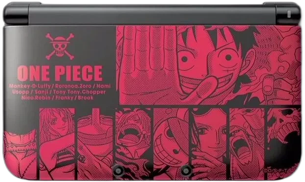 Nintendo 3DS LL One Piece Red Console - Consolevariations