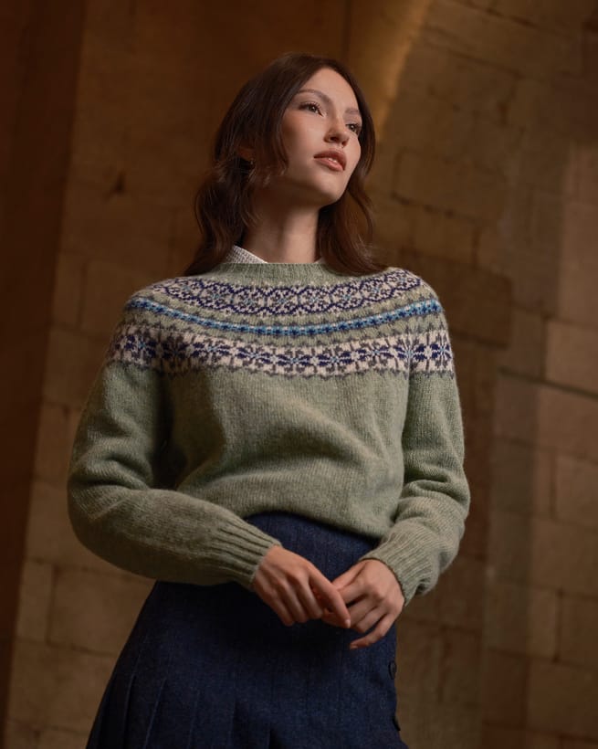 Harley of Scotland Highlands Crew Neck Sweater