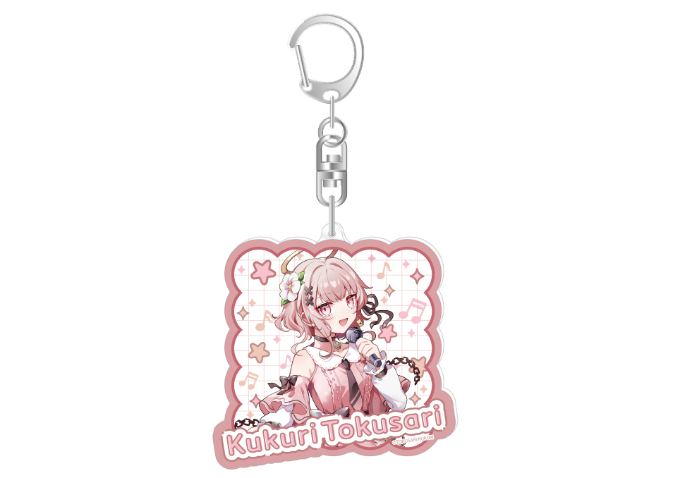 アクリルキーホルダー 戸鎖くくり【ぶいぼからおけ！】 | ドワンゴ