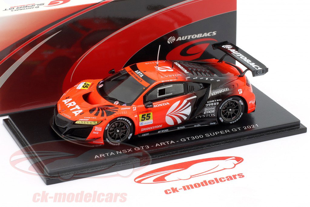 Spark 1:43 Honda NSX GT3 Evo #55 Super GT シリーズ 2021 Takagi
