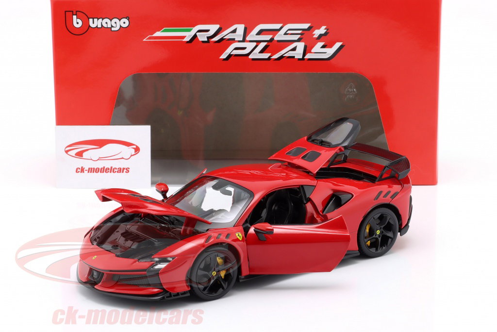 Bburago 1:18 Ferrari SF90 XX Stradale 建設年 2024 赤 18-16020