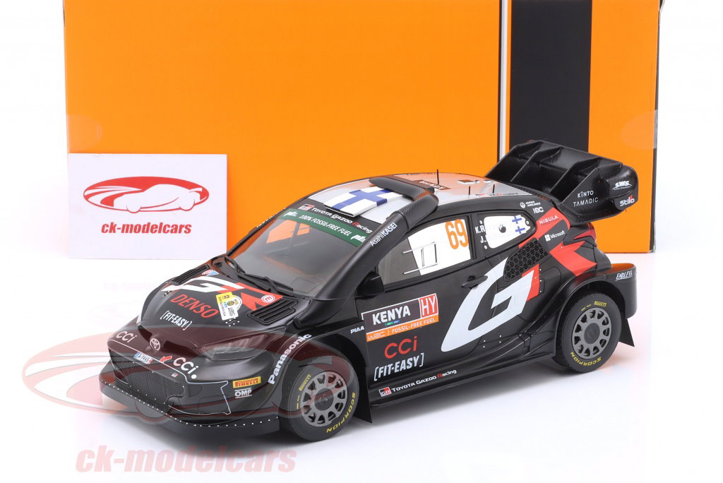 Ixo 1:18 Toyota GR Yaris Rally1 Hybrid #69 Winner Safari Rallye