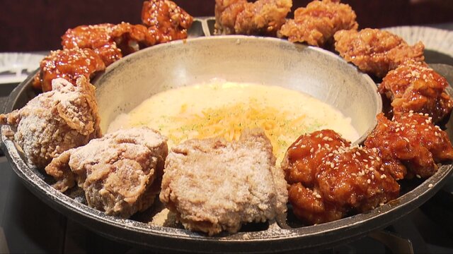 チーズたっぷり♪ UFOフォンデュチキン 】おいしい！映える！韓国