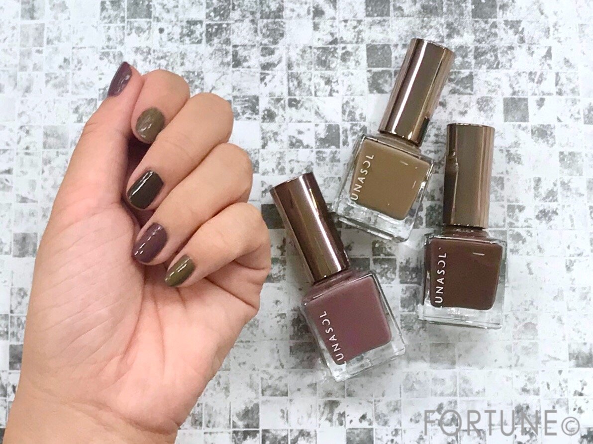 LUNASOL（ルナソル）の秋ネイル《ネイルフィニッシュN》限定3色を