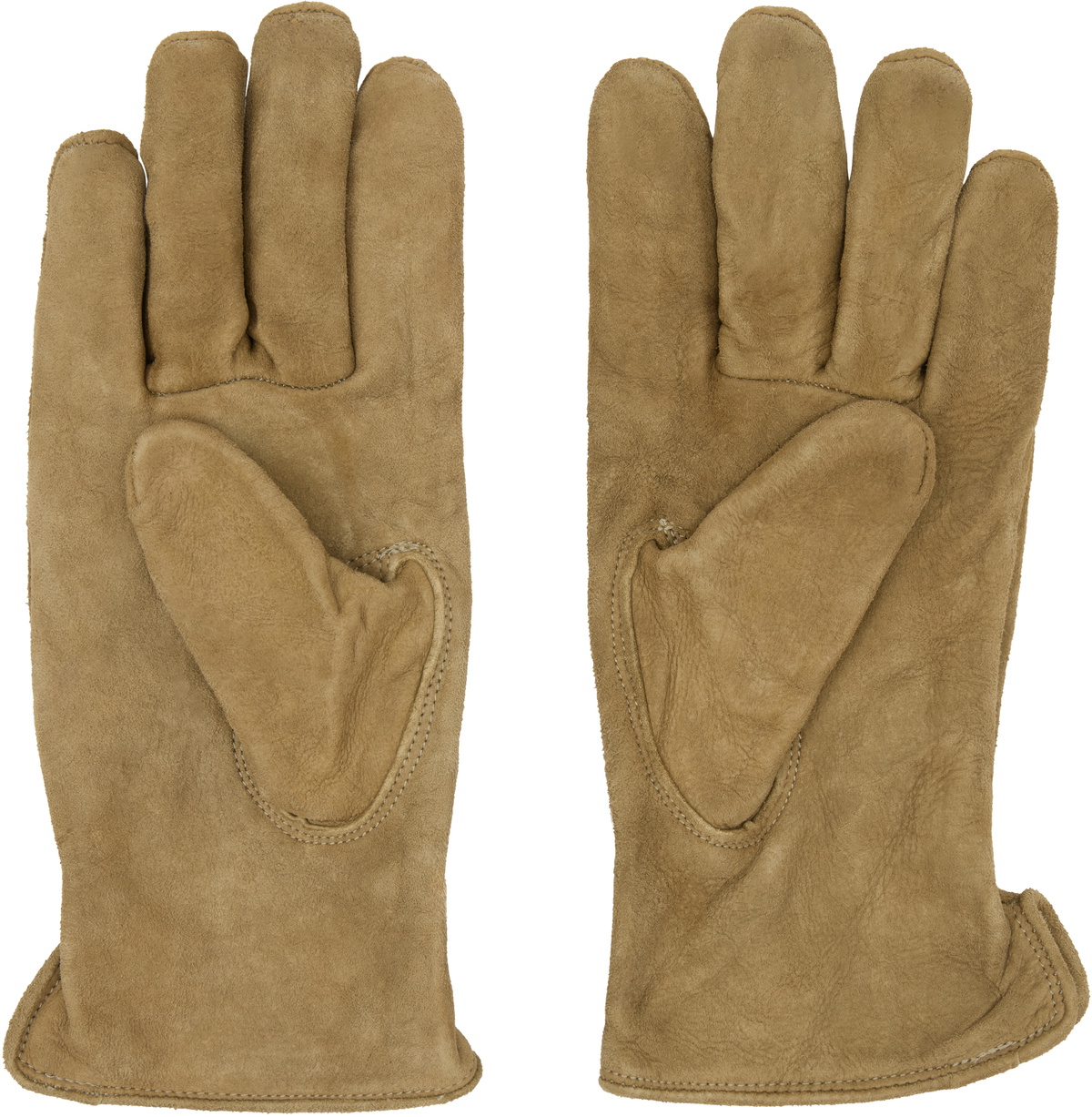 visvim Beige Suede Gloves Visvim