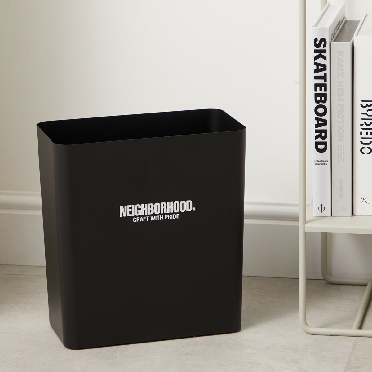 Neighborhood Men's Logo Trash Can in Black Neighborhood