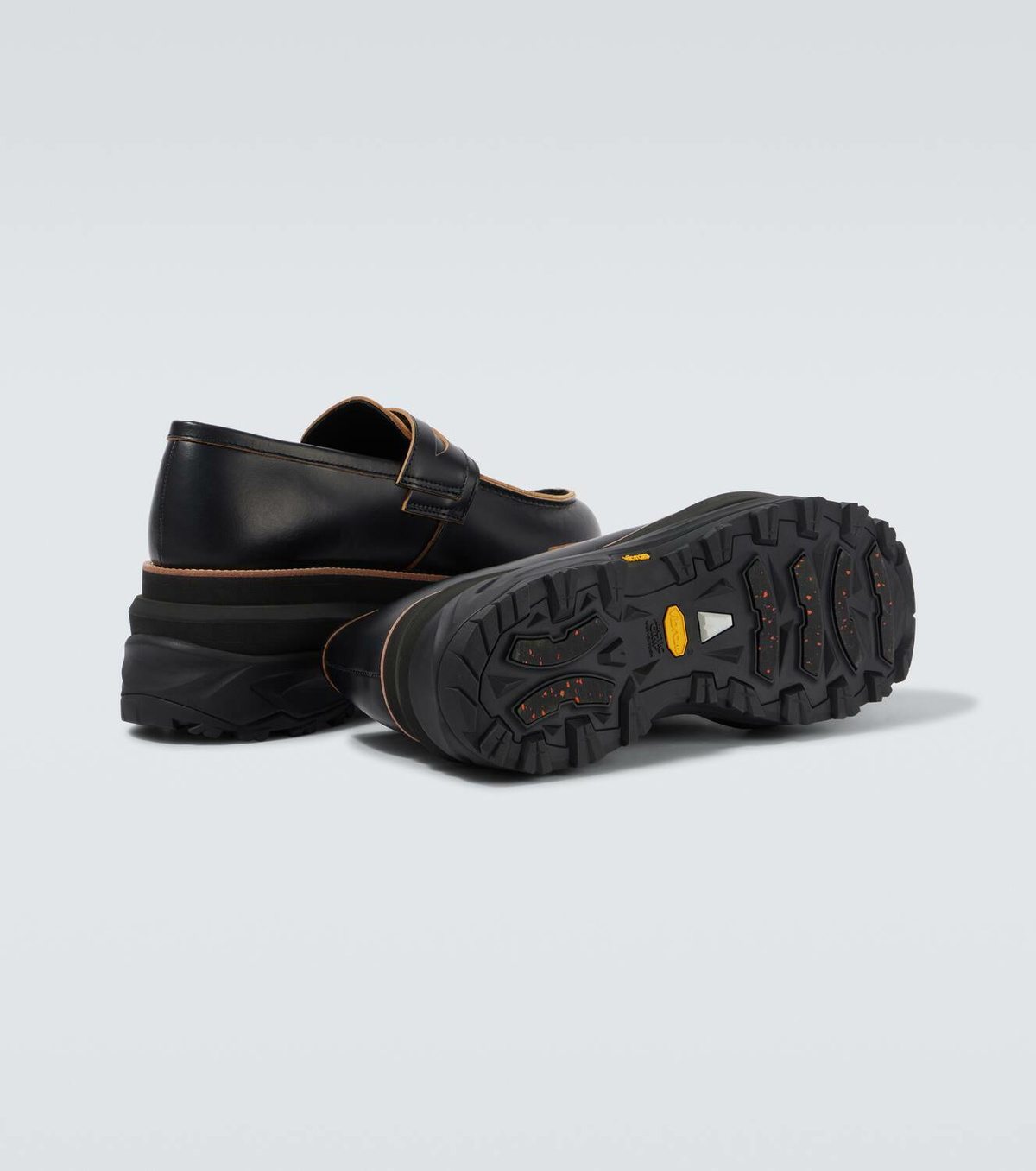 Sacai Leather platform loafers Sacai