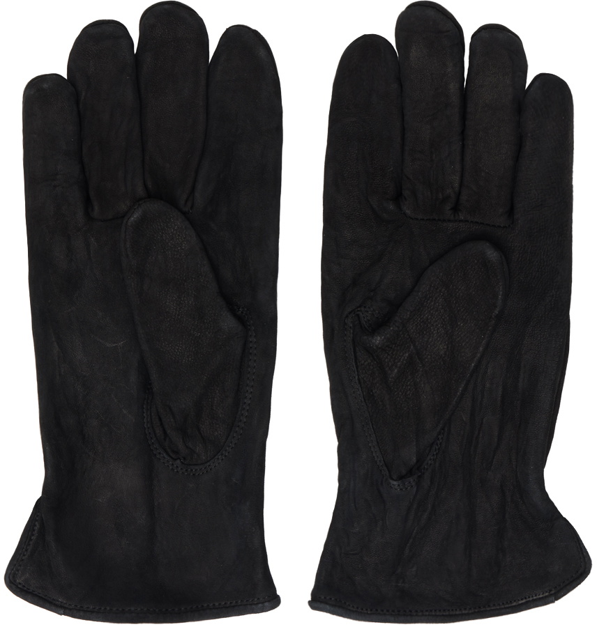 visvim Black Vented Gloves Visvim