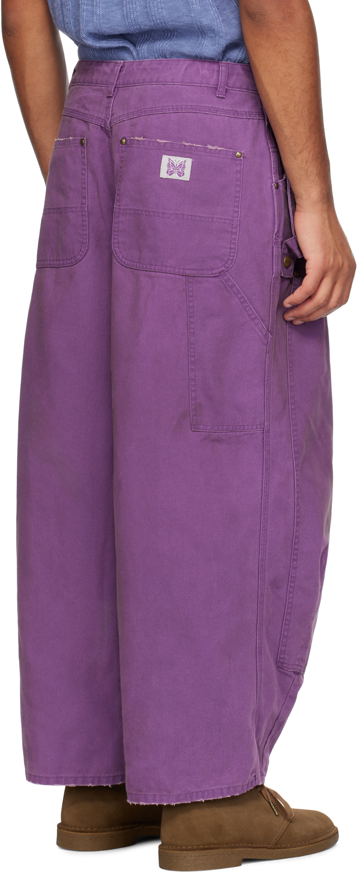 NEEDLES Purple H.D. Apron Trousers Needles