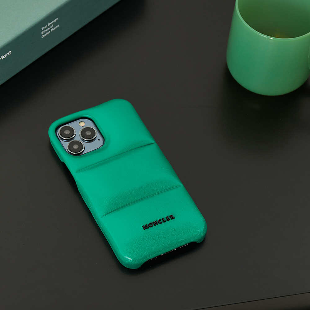Moncler Men's iPhone 13 Pro Max Case in Green Moncler