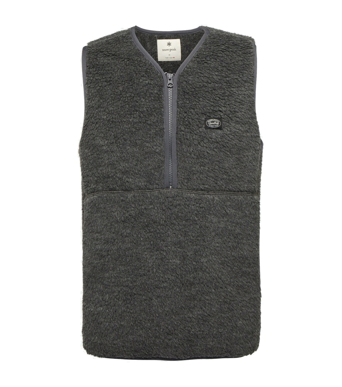 Snow Peak Men's Gore-Tex Windstopper Warm Vest in Black Snow Peak